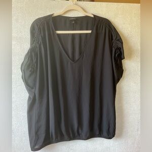 Torrid V-Neck Top. Size 1 Sheer